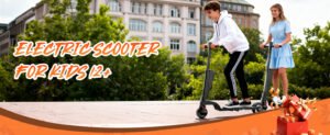 jaecoo x6 electric scooter with removable battery for big kid 12+,16 miles range,350w motor &15.5 mph top speed,double braking,portable triple folding e scooter for commuting outdoor 5.5" solid tires