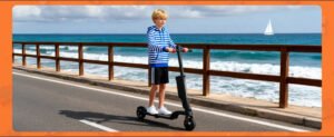 jaecoo x6 electric scooter with removable battery for big kid 12+,16 miles range,350w motor &15.5 mph top speed,double braking,portable triple folding e scooter for commuting outdoor 5.5" solid tires